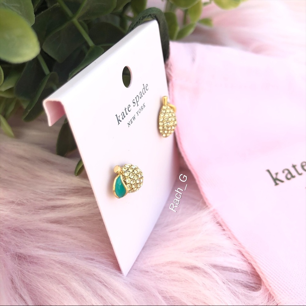 Kate Spade Perfect Picnic Lemon Studs - Picture 3 of 5